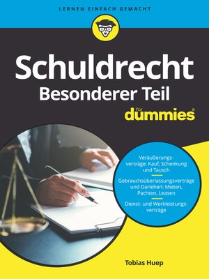 cover image of Schuldrecht Besonderer Teil f&uuml;r Dummies